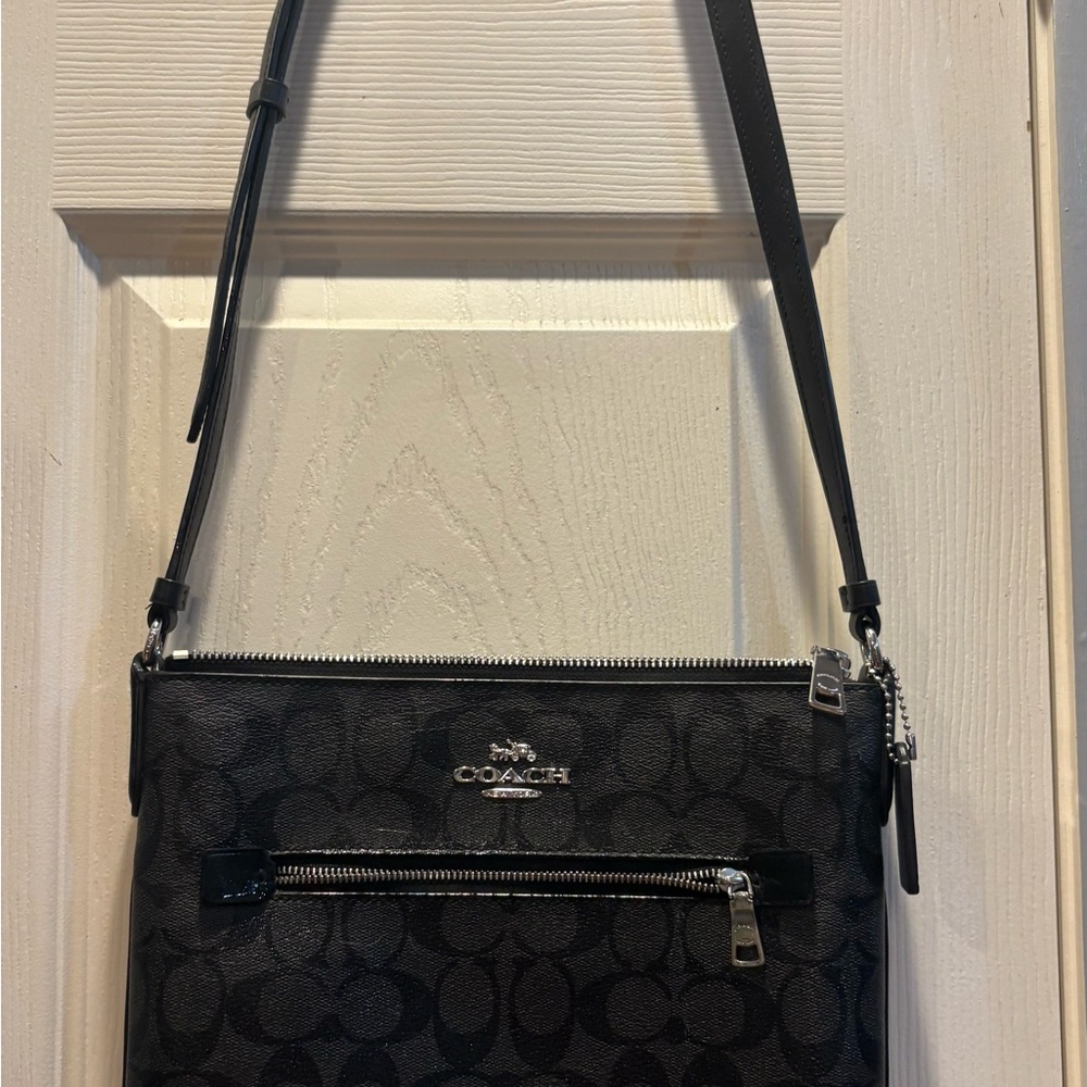 Coach Signature Black Crossbody Bag